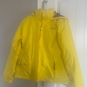 Women north face raincoat